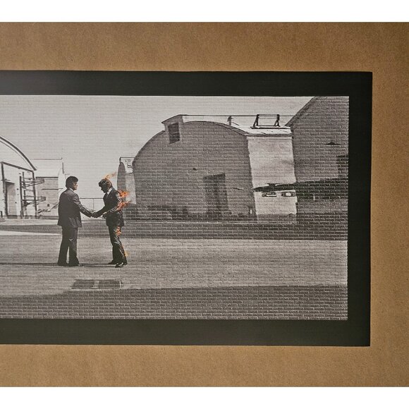 Pink Floyd Wish you were here Long Version Poster inches Vinyl Weatherproof High - Picture 2 of 2